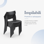 Sedia Provence Impilabile Interno Esterno | Tomaino