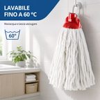 Ricambio moccio in cotone lavabile fino a 60 gradi