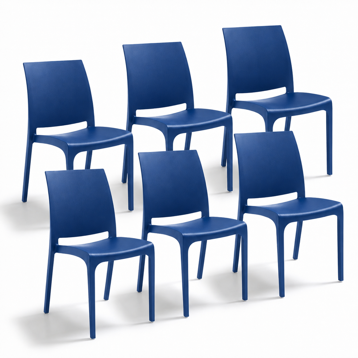 Chaise Volga pour intérieur et extérieur en plastique