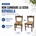 Assise de rechange pour chaise modèle Pise, en paille 37×37 cm