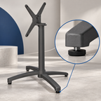 Piètement pliant pour plateau de table de bar - BA007