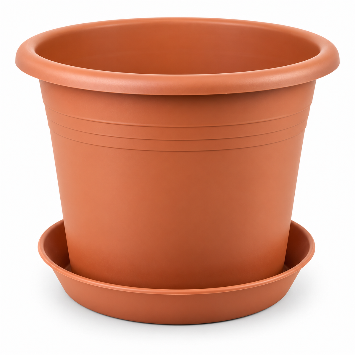 Vaso Rotondo Terracotta in Plastica – Ø20–60 cm