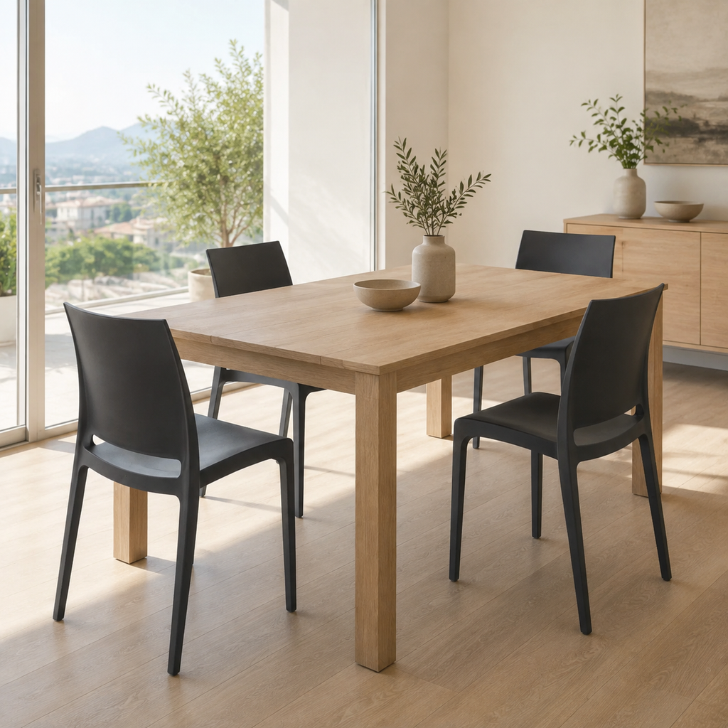 Chaise Volga pour intérieur et extérieur en plastique