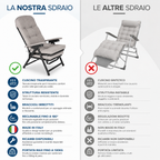 Sdraio Anna Premium Reclinabile 180° – Made in Italy