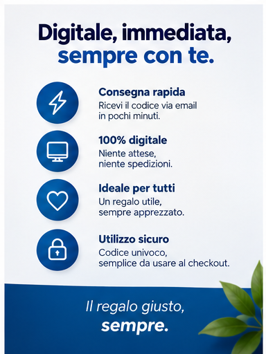 Carta Regalo Tomaino – Buono Regalo Digitale per Casa e Giardino