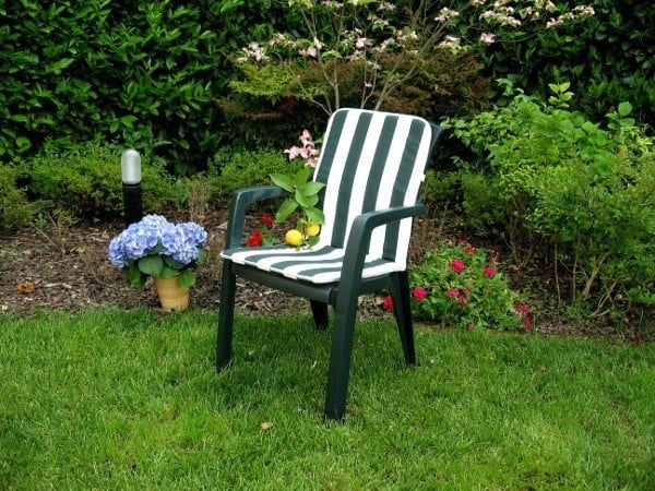 Cuscino per sedia da giardino monoblocco bassa - TOMAINO 