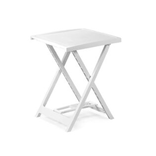 Tavolo pieghevole, tavolino d'appoggio in plastica - Tomaino