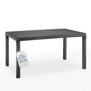 Tavolo da giardino in plastica Houston